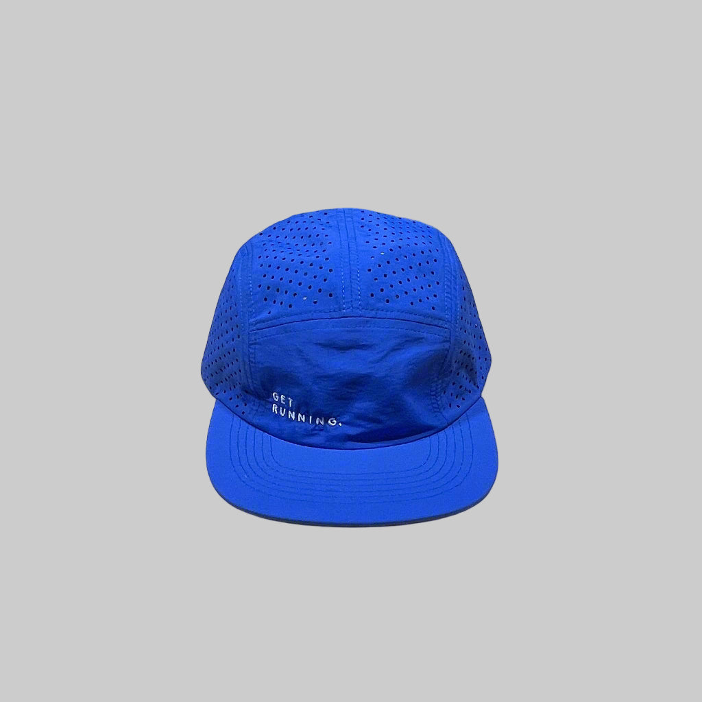GetRunning Embroidered Flat Cap - Perforated