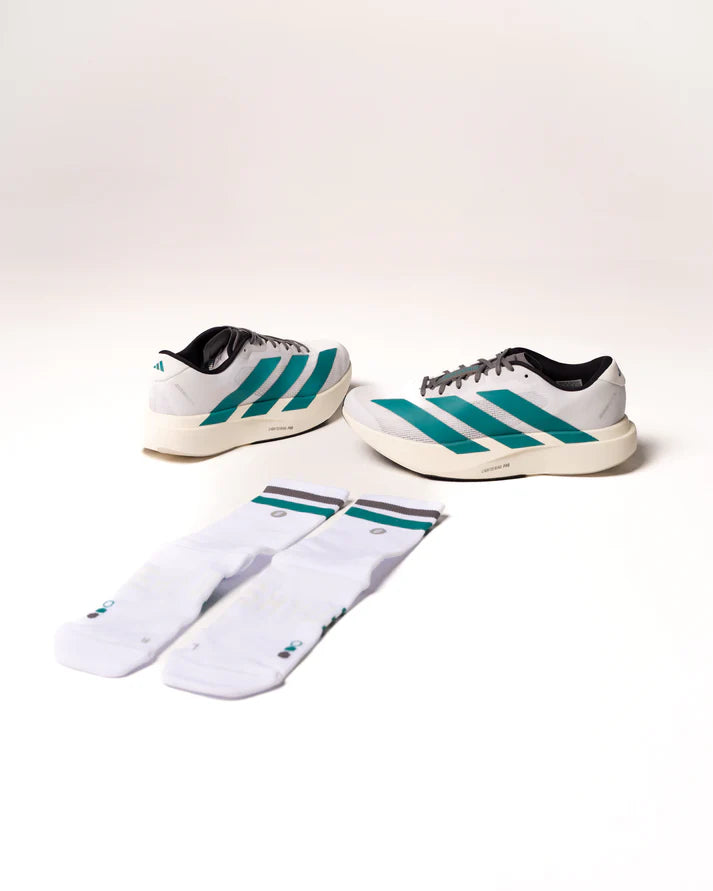 SHYU Racing Socks - Half Crew (White)