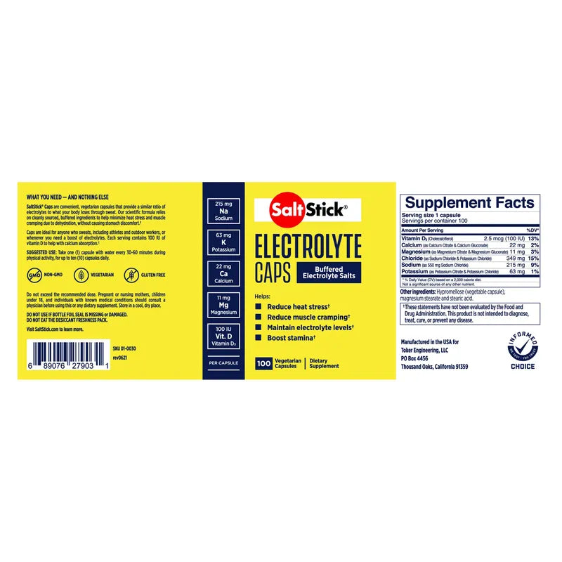 Salt Stick Electrolyte Caps