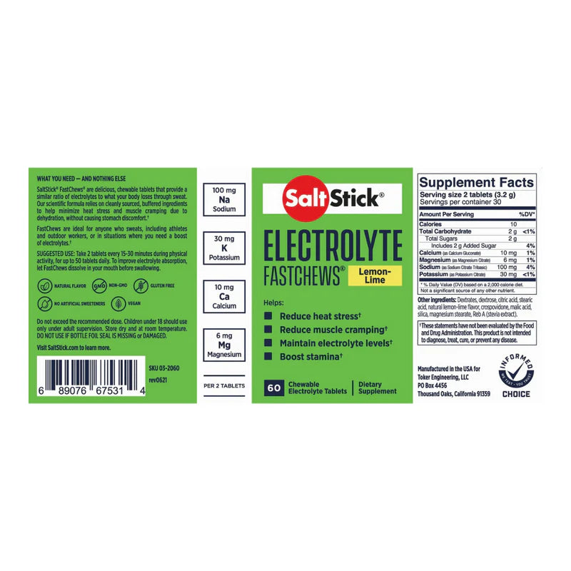 Salt Stick Electrolyte Fastchews