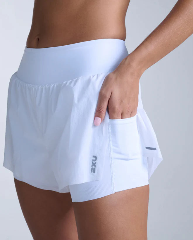 2XU Aero Hi-Rise 2-in-1 3 Inch Shorts