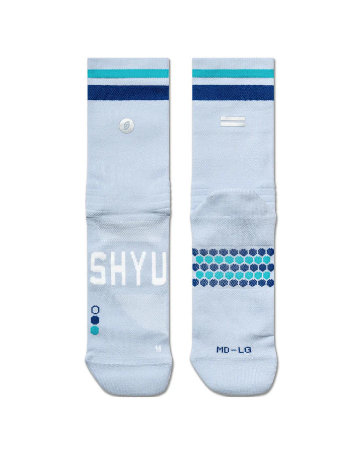 SHYU Racing Socks - Half Crew (White)