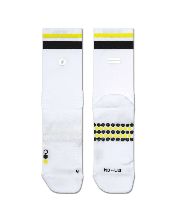 SHYU Racing Socks - Half Crew (White)