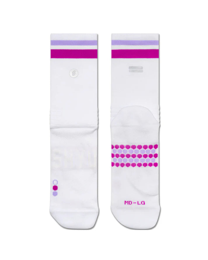 SHYU Racing Socks - Half Crew (White)