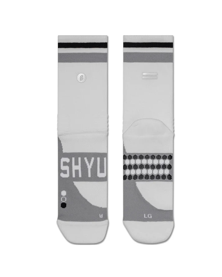 SHYU Racing Socks - Half Crew (White)