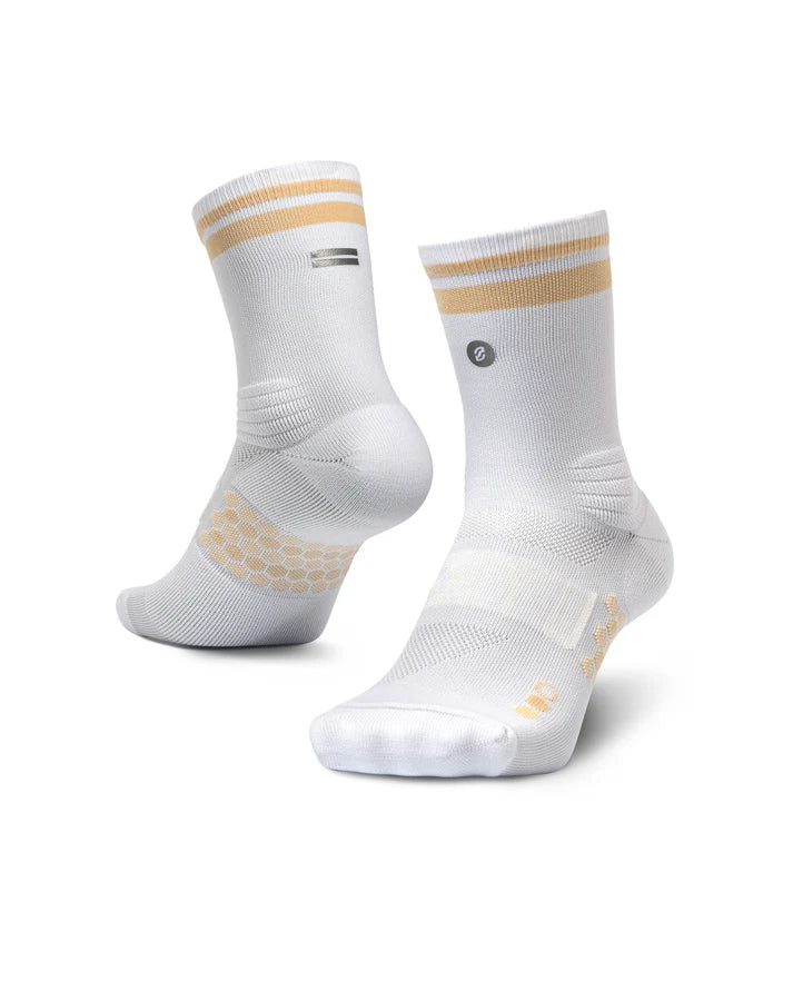 SHYU Racing Socks - Half Crew (White)