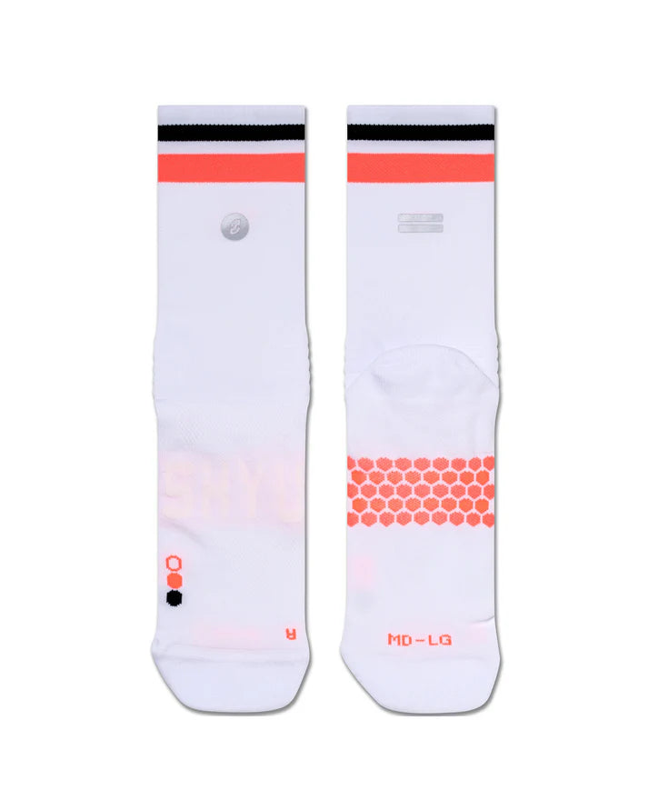 SHYU Racing Socks - Half Crew (White)