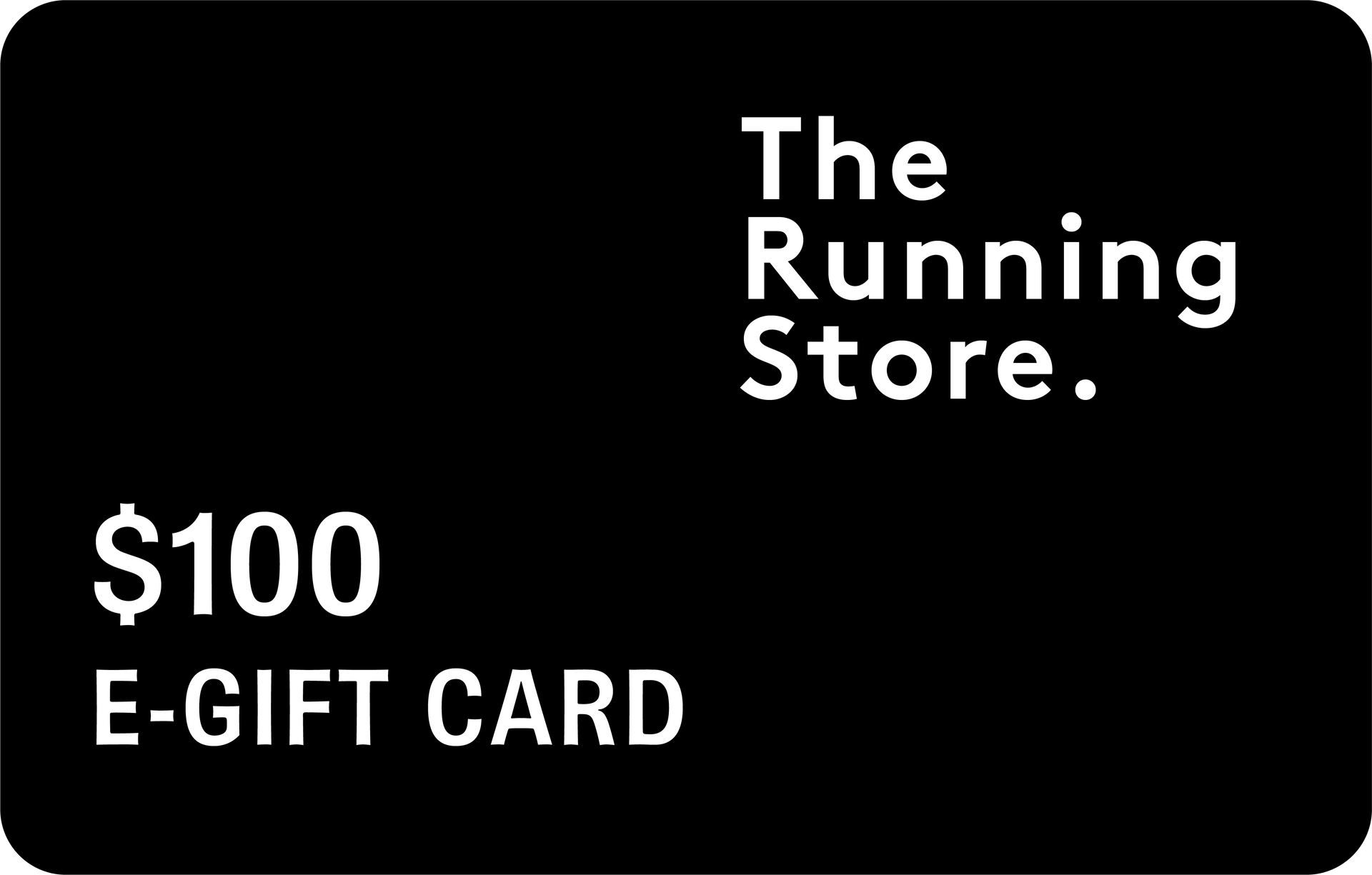 The Running Store E-Gift Card - Main Image