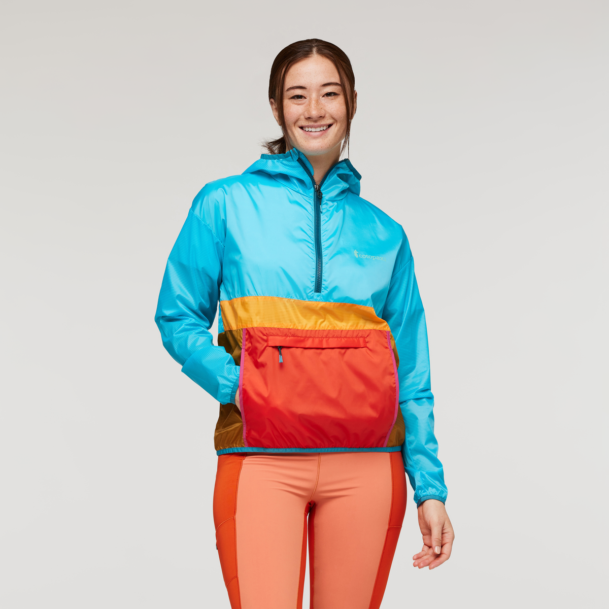 Teca Windbreaker Half zip Women s