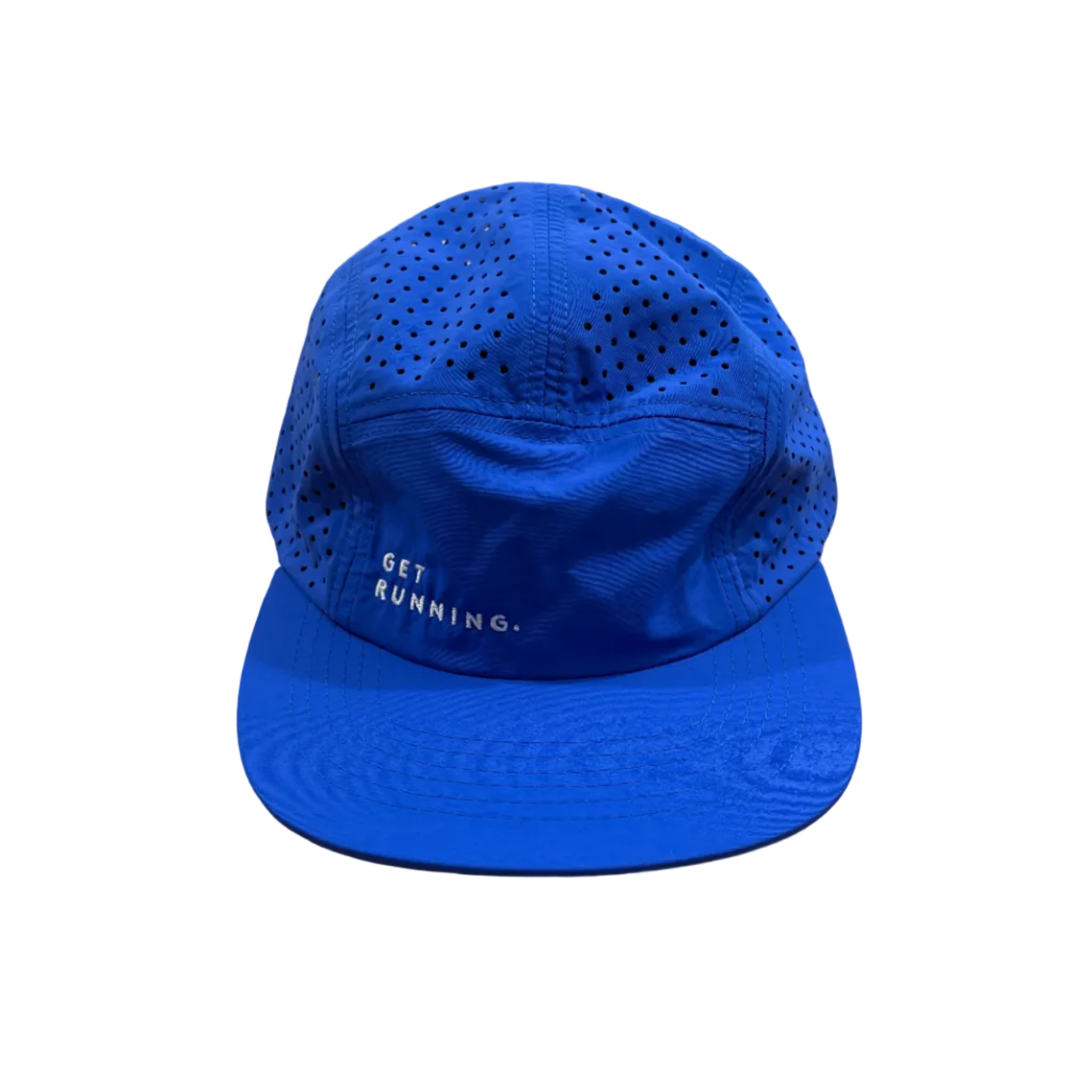 GetRunning Embroidered Flat Cap - Perforated