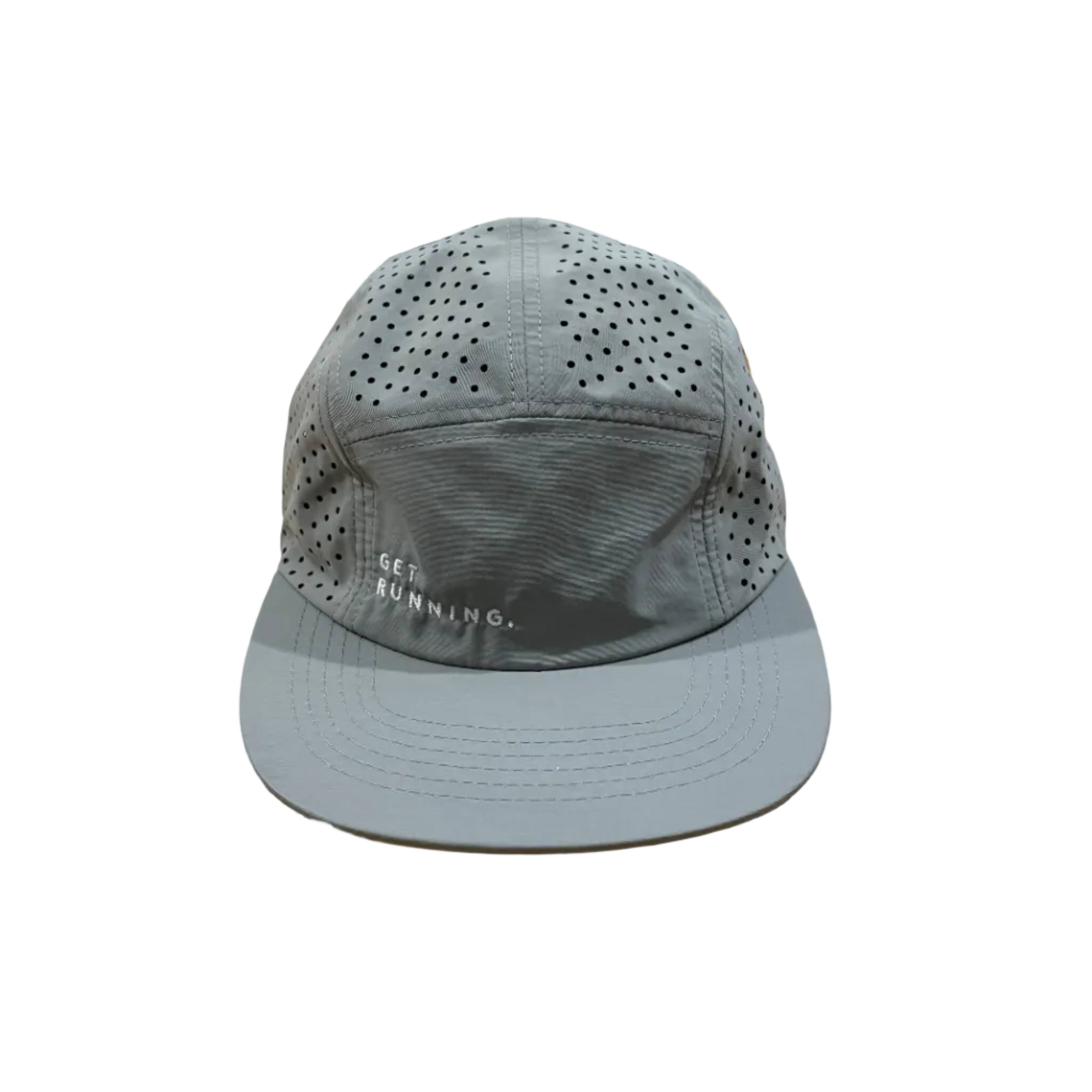 GetRunning Embroidered Flat Cap - Perforated