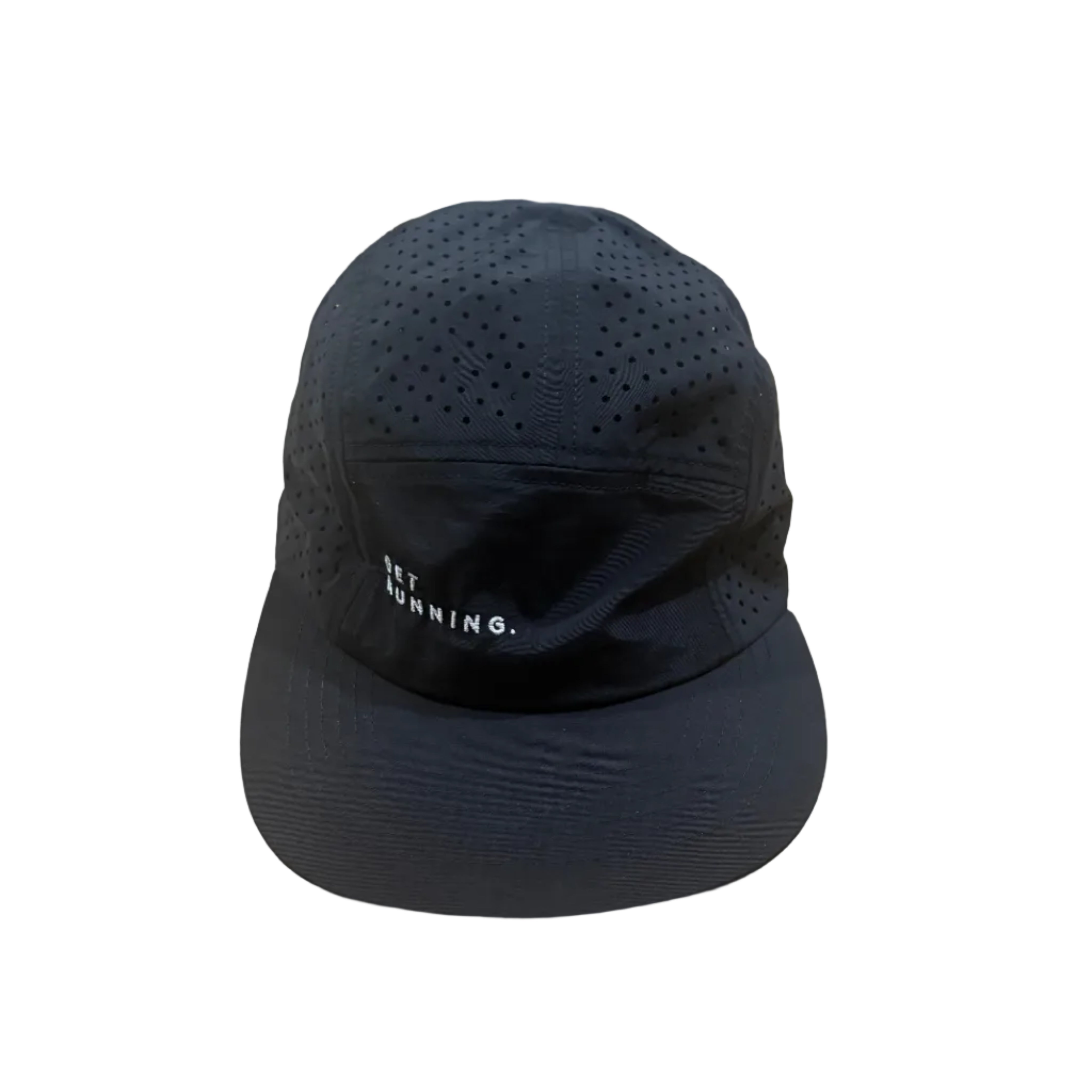 GetRunning Embroidered Flat Cap - Perforated