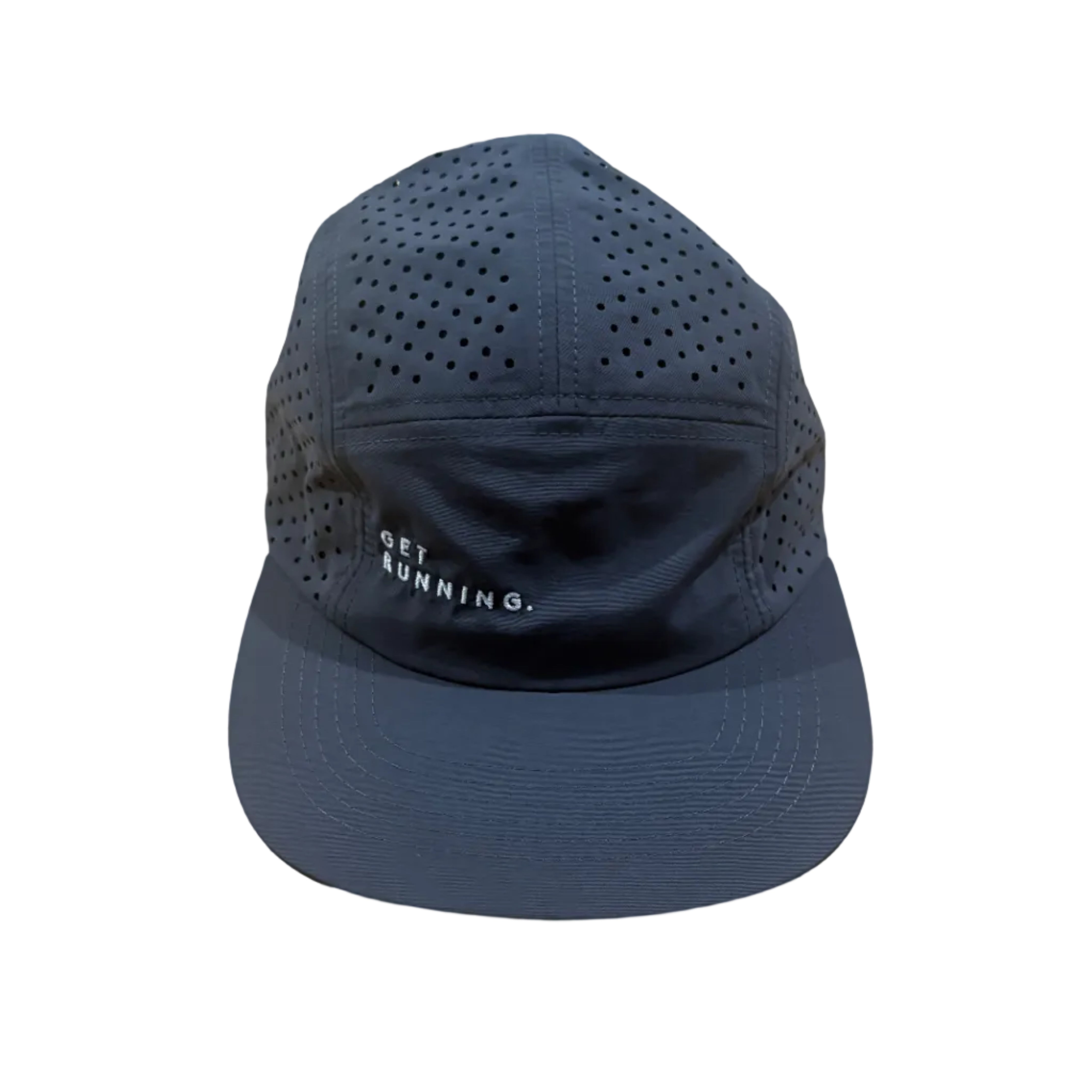 GetRunning Embroidered Flat Cap - Perforated