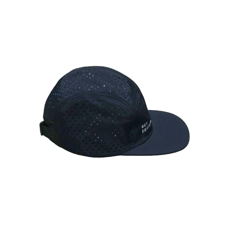 GetRunning Embroidered Flat Cap - Perforated