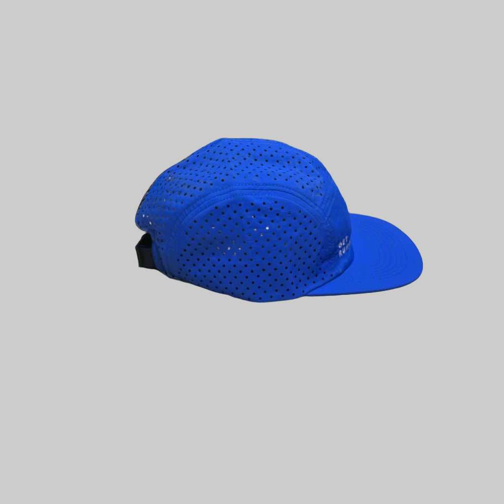 GetRunning Embroidered Flat Cap - Perforated