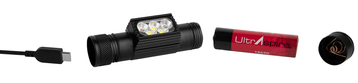 UlraAspire Lumen 850 Duo Waist Light / Headlamp