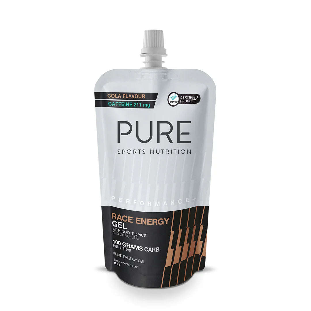 PURE Performance + Race Energy Gel 100 g Carb Pouch