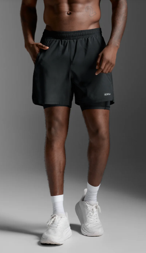 2XU Aero Mesh 2-in-1 5 Inch Shorts