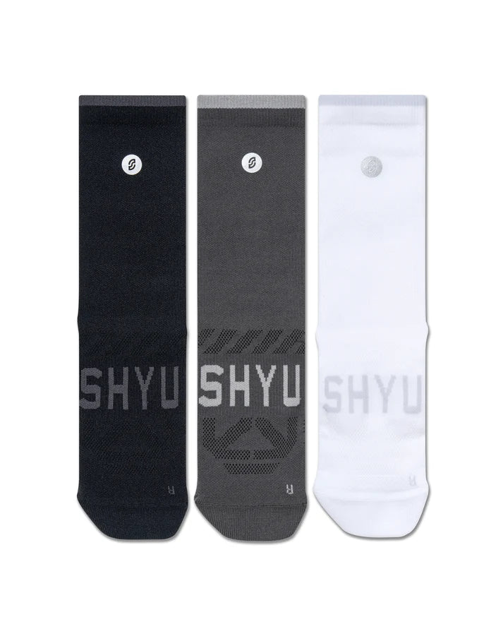 SHYU Training Socks Crew - 3 Pack