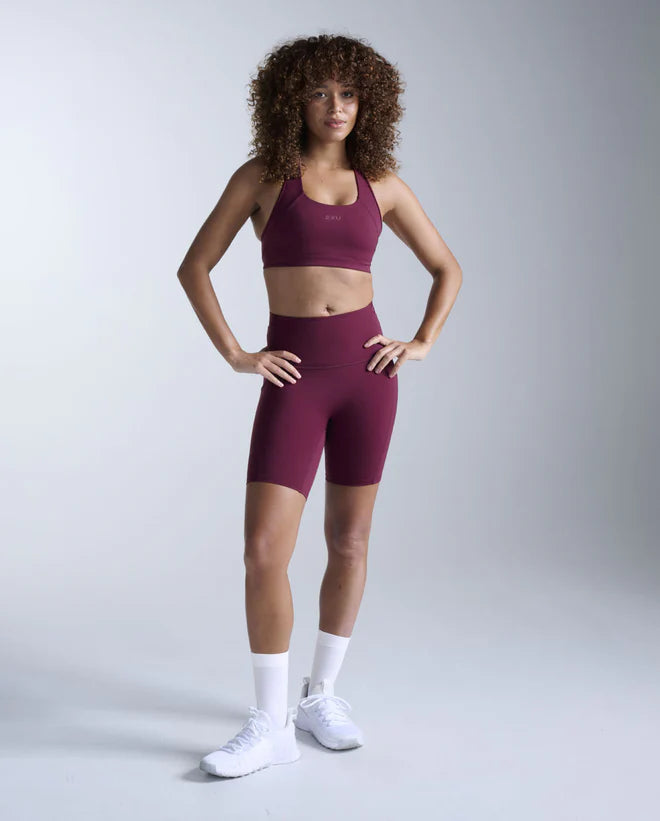 2XU Form Stash Hi-Rise 6" Compression Short with Pockets