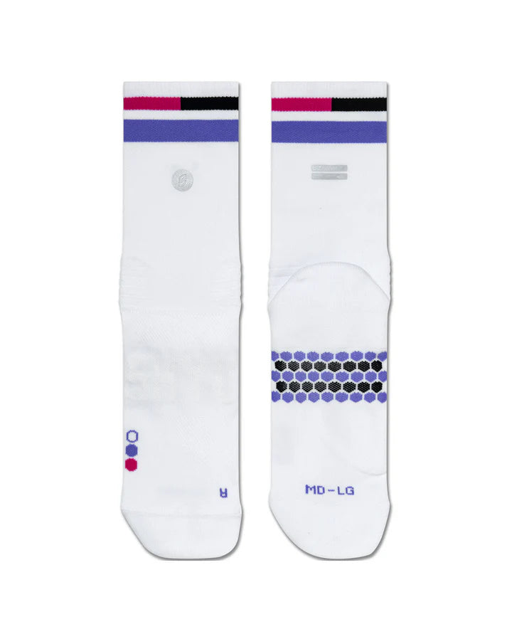 SHYU Racing Socks - Half Crew (White)